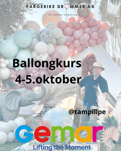 Ballongkurs "Velkommen til vårt eventyr"